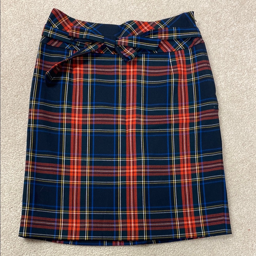 Plaid Women's Skirt in Red and Blue ❤️
